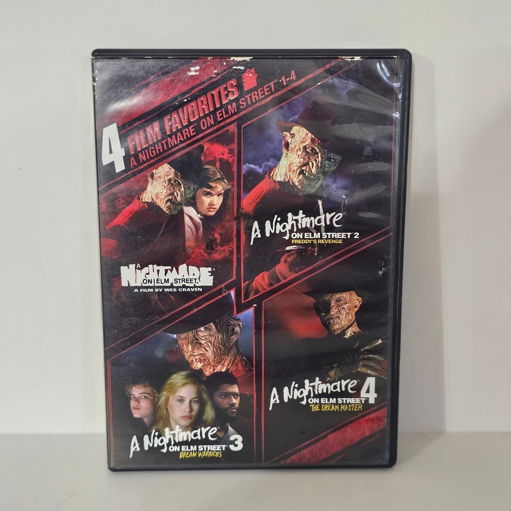 A Nightmare on Elm Street 4 Film Favorites DVD Collection Freddy Krueger 1-4